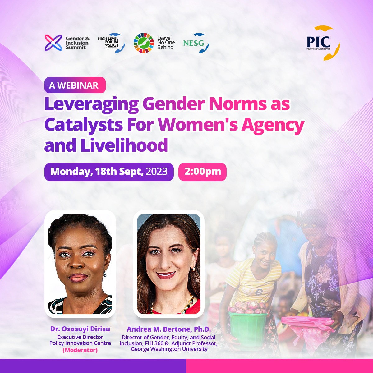 Event | Leveraging Gender Norms as Catalyst For Women's Agency and Livelihood